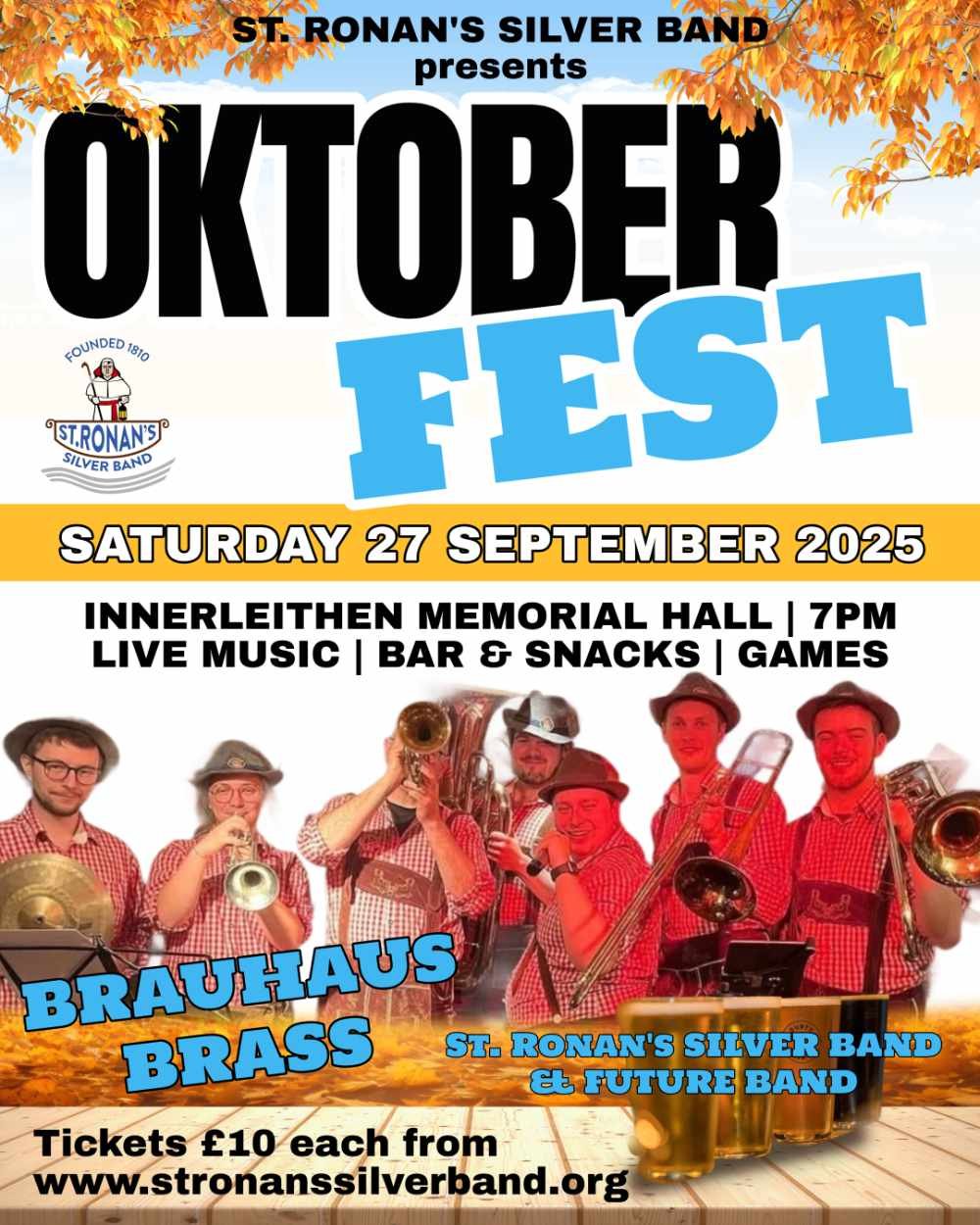 St Ronans Silver Band Oktoberfest_27Sep25
