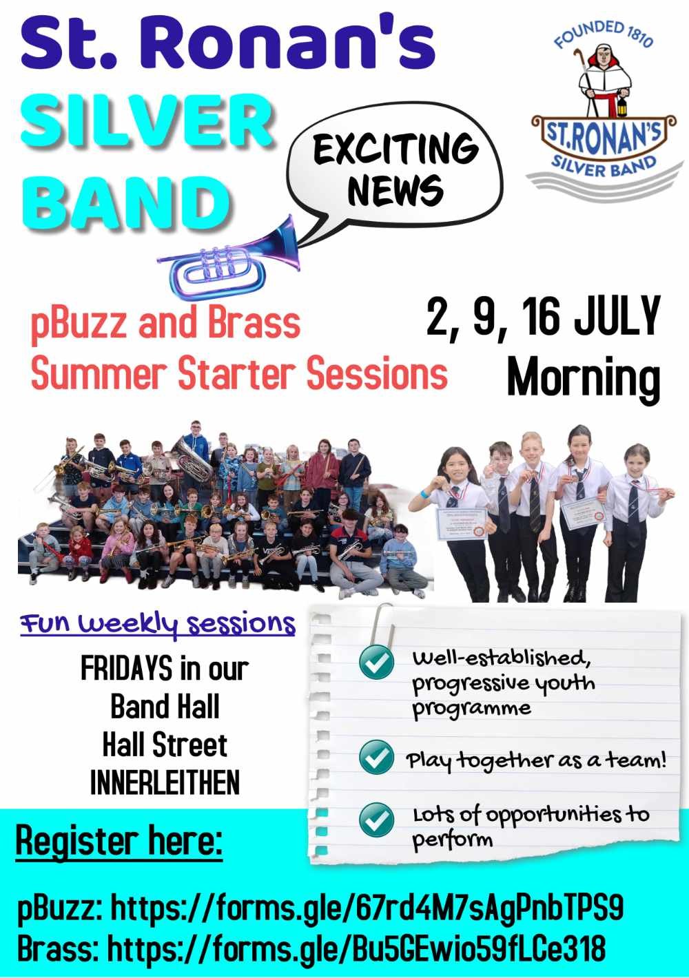 St Ronans Silver band Youth - FB_flier_2025_youth2
